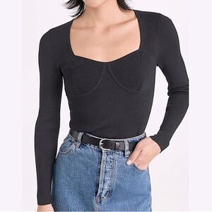 NWOT Madewell Wide Rib Sweater Top